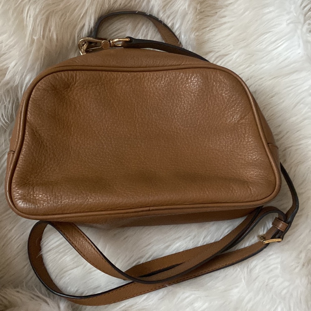 Michael Kors Brown top handle crossbody purse - Picture 4 of 7